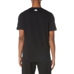 Isla T-Shirt - Black Jet -Kappa kappa mens black shirt 351J89W G9Z 4