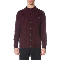 Robe Giovani Achird Cardigan - Burgundy