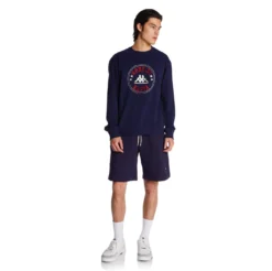 Robe Giovani Karraway Shorts - Navy -Kappa kappa mens crewneck blue 621289W 193 5 4e488425 618d 4967 b447 32e44449bf07