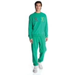 Robe Giovani Aurion Sweatpants - Kelly Green -Kappa kappa mens crewneck green 671225W B21 5 c1f9d5be e2c7 48db a6e7 ddb0934dce50