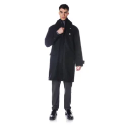 Robe Giovani Alpherg Coat - Black -Kappa kappa mens jacket black RobeGiovaniAlpherg 5