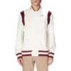 Robe Giovani Naons Varsity Jacket - White Red