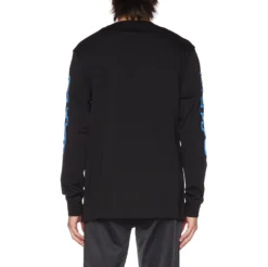 Logo Aby T-Shirt - Black Jet -Kappa kappa mens longsleeve black 33172YW A15 3