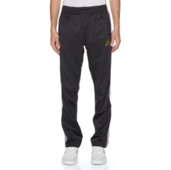 Logo Tape Flow Trackpants - Black Jet