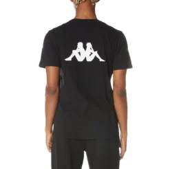 Authentic Runis T-Shirt - Black Jet -Kappa kappa mens shirt black 311BHUW D01 4