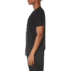 Temi T-Shirt - Black Jet -Kappa kappa mens shirt black 321M6VW G9Z 3