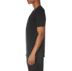Authentic River T-Shirt - Black Jet -Kappa kappa mens shirt black 351K5IW G9Z 3