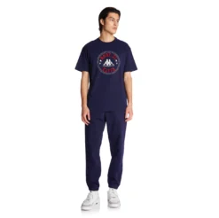 Robe Giovani Aurion Sweatpants - Navy -Kappa kappa mens shirt blue 671251W 193 5 2f4d0f0d 2543 4bdc 93c3 04499b1a22d8