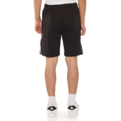 222 Banda Jared Shorts - Black Jet -Kappa kappa mens shorts black 331M7FW G9Z 4