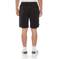 Authentic Anjuan Shorts - Black Jet -Kappa kappa mens shorts black 351B7BW G9Z 4