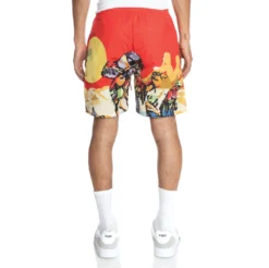 Authentic Oasis Shorts - Red -Kappa kappa mens shorts red 361I4TW XSW 4