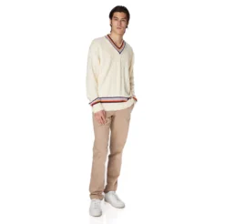 Robe Giovani Nunki Sweater - Cream -Kappa kappa mens sweater white 681271W 869 5