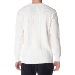 Robe Giovani Acrab Pullover - Cream -Kappa kappa mens sweater white robe giovani acrab 4