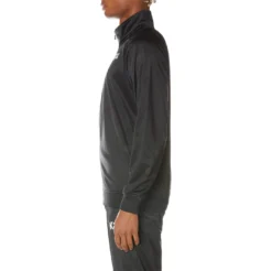 Authentic Angost Track Jacket - Jet Black -Kappa kappa mens trackjacket 341B5GW XGX 3