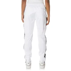222 Banda Aderno Trackpants - White -Kappa kappa mens trackpants white 37178ZW 001 4