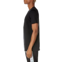 Authentic Estessi T-Shirt - Jet Black -Kappa kappa mens tshirt black 304KPT0 A1X 3