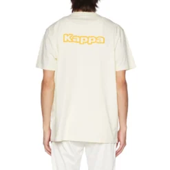 Logo Carthy T-Shirt - Beige -Kappa kappa mens tshirt white 321K4LW A16 3