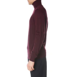Robe Giovani Deiron Turtleneck - Burgundy -Kappa kappa mens turtleneck red RobeGiovaniDeiron 3