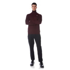 Robe Giovani Deiron Turtleneck - Burgundy -Kappa kappa mens turtleneck red RobeGiovaniDeiron 5