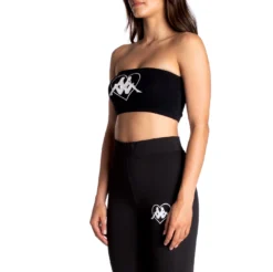 Authentic Koszalin Bandeau - Black Jet -Kappa kappa womens top black 331661W G9Z 3
