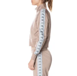 222 Banda Casper Track Jacket - Beige -Kappa kappa womens trackjacket beige 341K2TW W9N 3