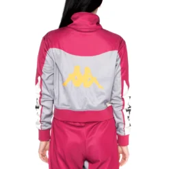 Authentic Race Track Jacket - Red -Kappa kappa womens trackjacket pink 341L8KW WP4 3