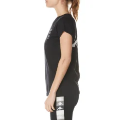 Authentic Gornicza T-Shirt - Black Jet -Kappa kappa womens tshirt black 341653W G9Z 3