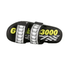 222 Banda Aster 1 Gumball 3000 Sandals - Black White Lime -Kappa shoesgrid 8