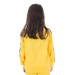 Kids 222 Banda Anniston Track Jacket -Kappa summer yellow with blu90 scaled