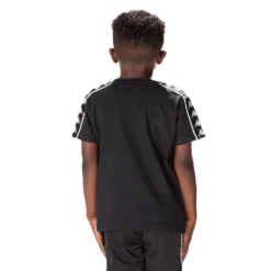 Kids 222 Banda Torio T-Shirt - Black -Kappa torio4 scaled