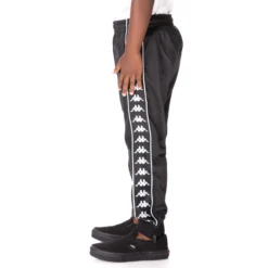 Kids 222 Banda Rastoriazz Trackpants - Black Smoke -Kappa trkpant 3 scaled