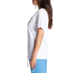 Robe Giovani Mirfak T-Shirt - White -Kappa womens tshirt white 63112TW 001 3